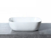 024MBS Gloss White Ceramic Basin 455x320x135mm - Melbourne Bathroom